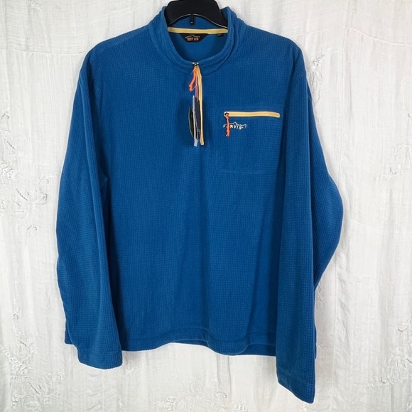 Orvis Trout Bum Firehole Grid Fleece 1/4 Zip Up NWT ๐3X Host Pick๐ - Picture 3 of 9